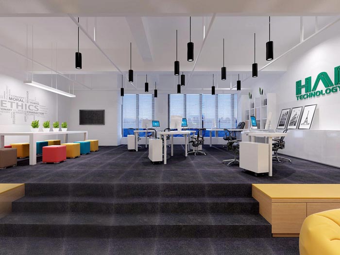 200平方小型辦公室辦公區(qū)域裝修設(shè)計(jì)案例效果圖