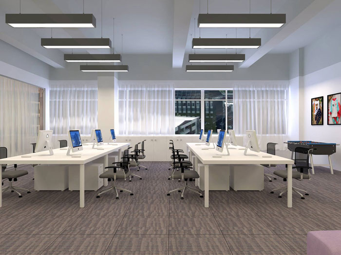 兒童童裝公司辦公室裝修設計案例效果圖