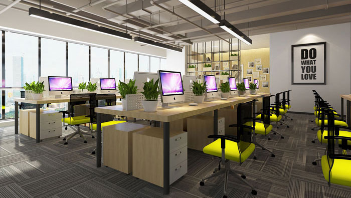 760平方中型創意辦公室裝修設計案例