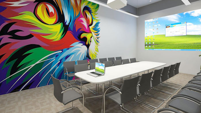 530平方中型創(chuàng)意辦公室裝修設(shè)計(jì)案例