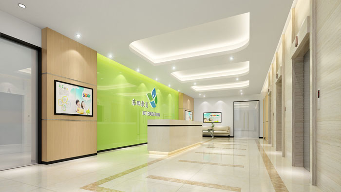 880平方教育集團辦公室裝修設計案例