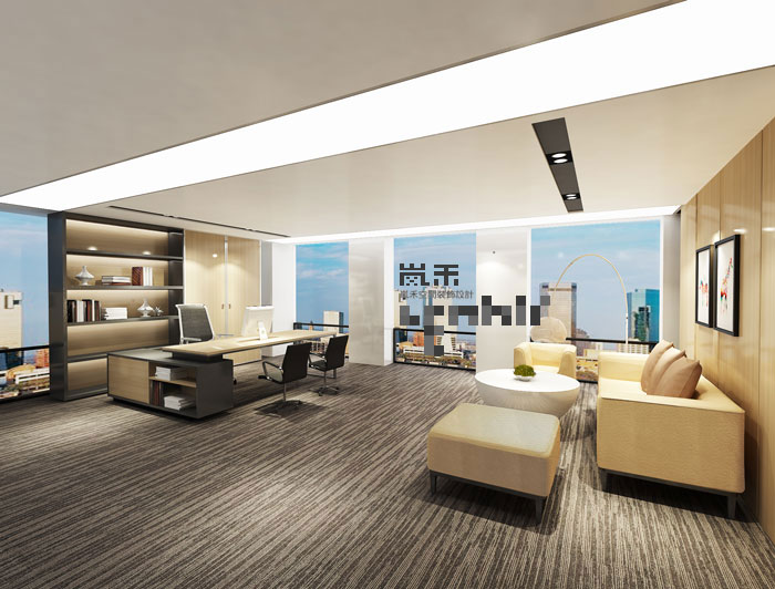 1450平方大型創(chuàng)意總經(jīng)理辦公室裝修設(shè)計(jì)案例效果圖