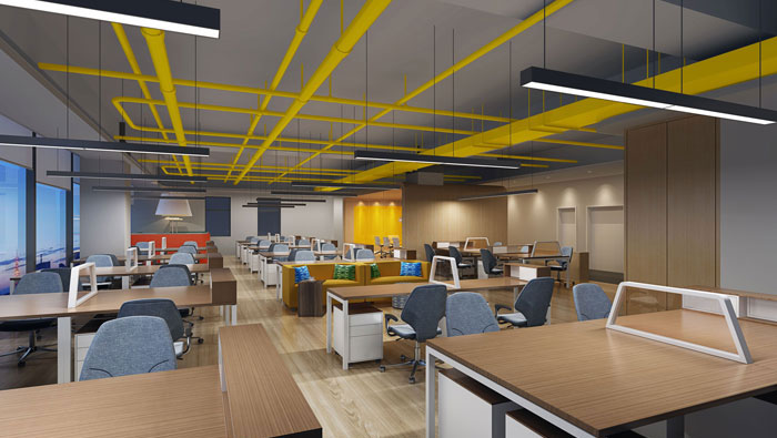 800平方廣告公司辦公室裝修設(shè)計(jì)案例