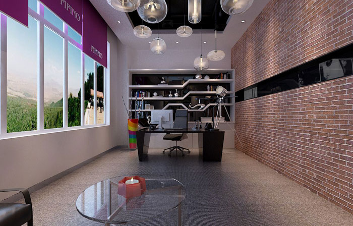 500平方服裝公司總經理辦公室軟裝設計效果圖