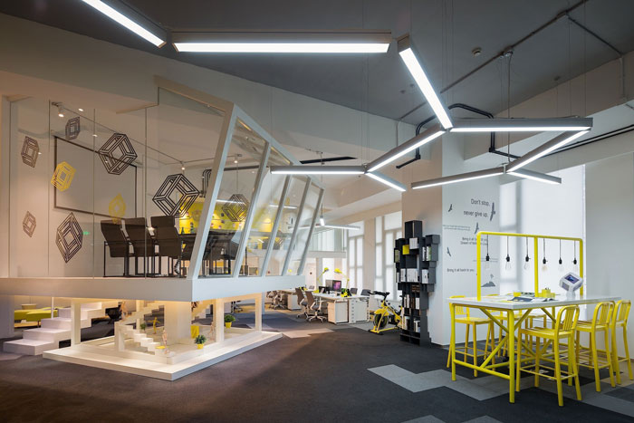 605平方中型辦公室裝修設(shè)計(jì)案例效果圖