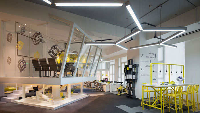 605平方中型辦公室裝修設計案例