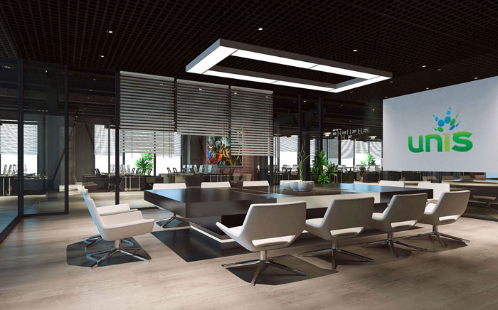 1800平方辦公室辦公、會議設計方案效果圖