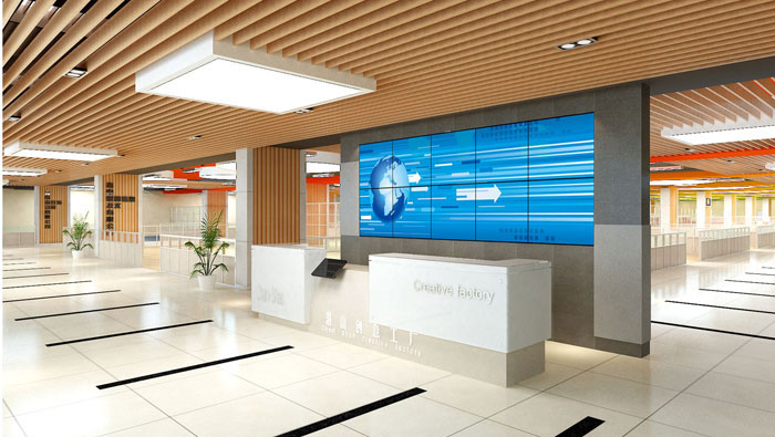 1500平方創(chuàng)意工廠辦公室裝修設(shè)計案例