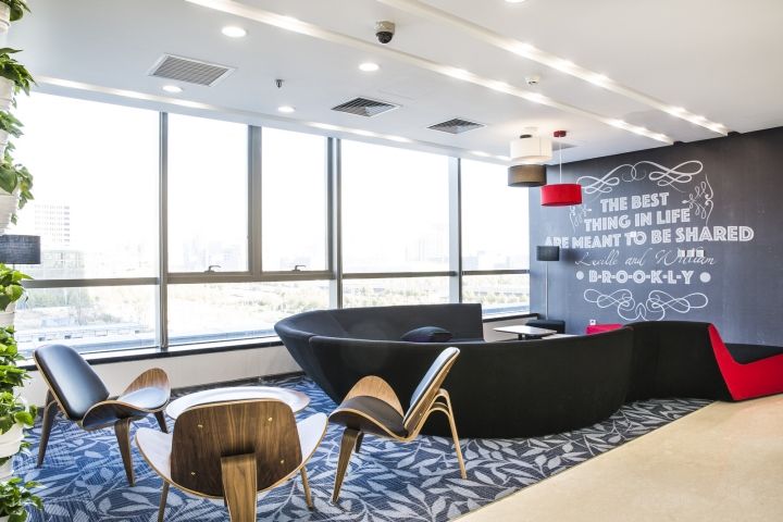 京東辦公室接待區(qū)域裝修設計效果圖