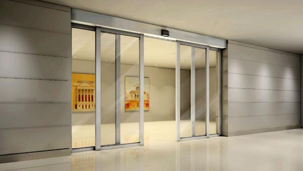 辦公樓自動感應(yīng)門效果圖