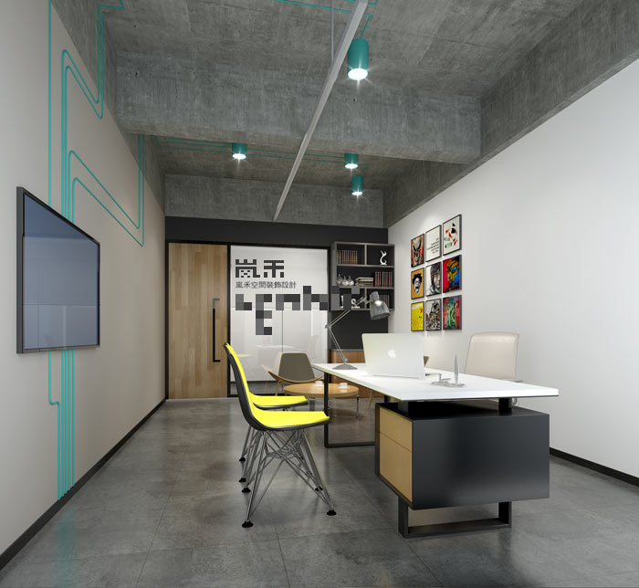 簡約風格總經理辦公室裝修設計案例效果圖