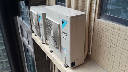 中央空調室外機效果圖