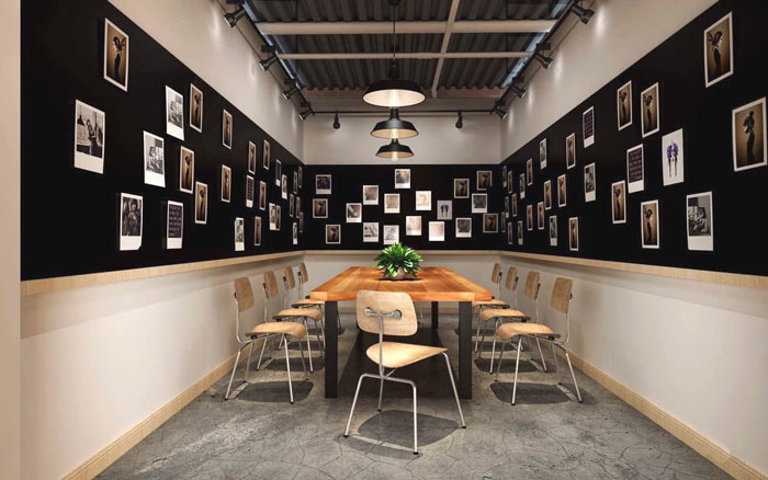 1100平方工業(yè)風(fēng)辦公室會(huì)議室裝修設(shè)計(jì)案例效果圖