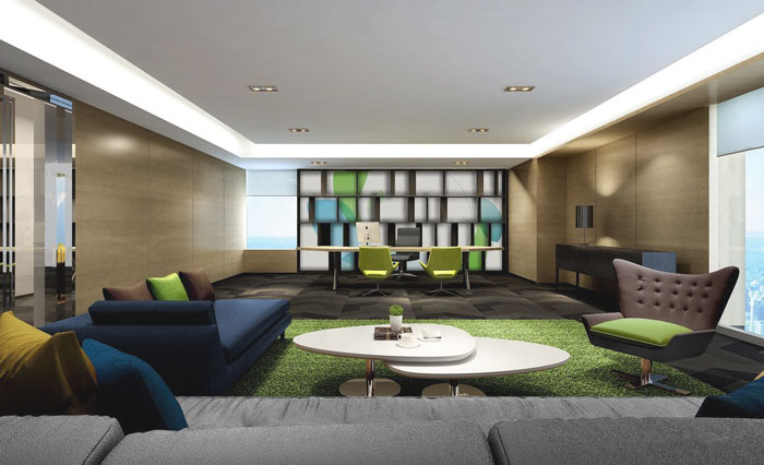 幼兒教育校長辦公室裝修設計案例效果圖