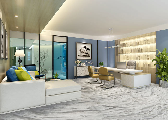 早教中心校長辦公室裝修設計案例效果圖