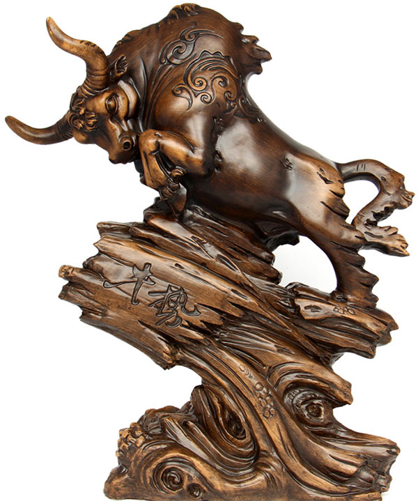 化煞驅邪牛擺件效果圖