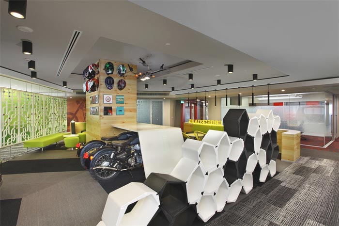 傳媒廣告公司辦公室展示區域裝修設計案例效果圖