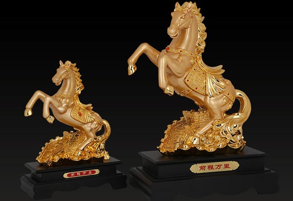 前程萬里馬擺件效果圖