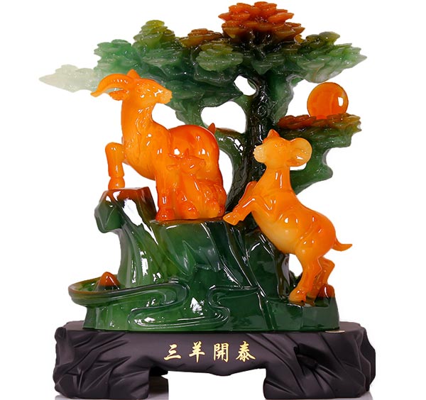 吉祥、吉羊羊擺件效果圖
