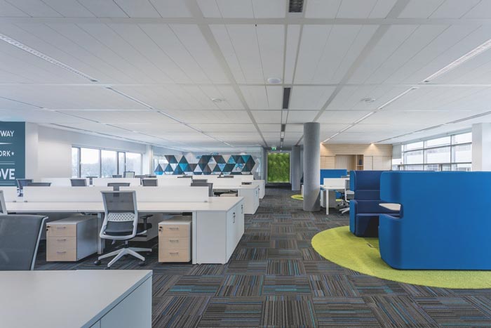 跨境電子商務零售辦公室辦公區域裝修設計案例效果圖