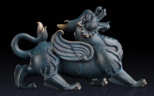 全銅貔貅擺件效果圖