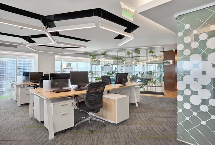 平面設計公司辦公室動線裝修設計案例效果圖