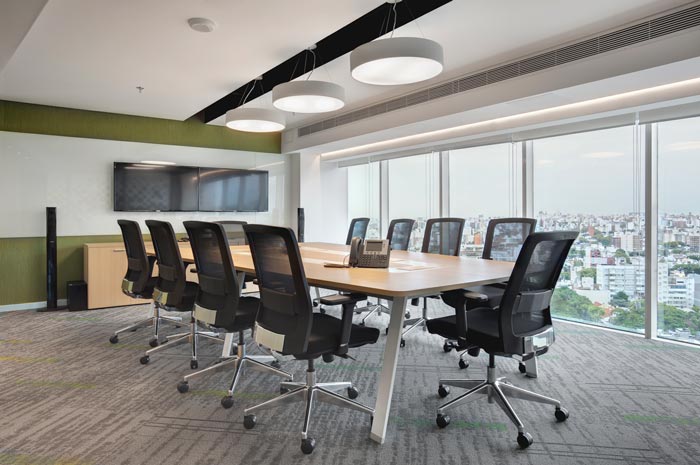 平面設計公司辦公室會議室裝修設計案例效果圖