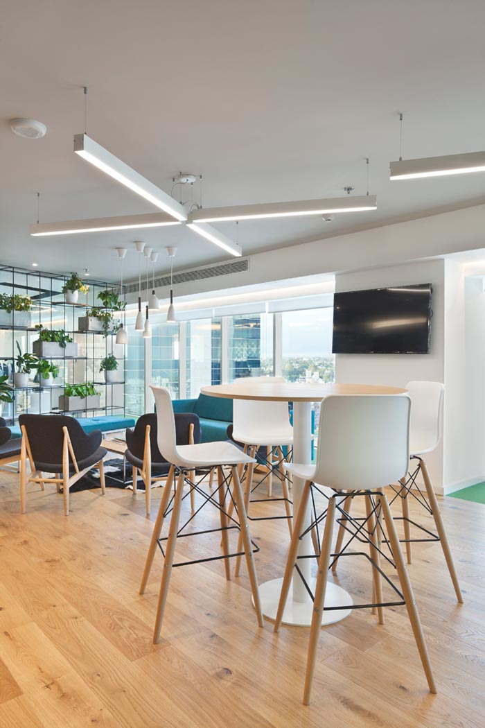 平面設計公司辦公室休息區域裝修設計案例效果圖