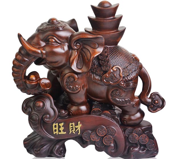 旺財象擺件效果圖