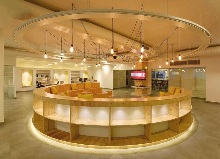 木飾面廠家辦公室裝修設計案例