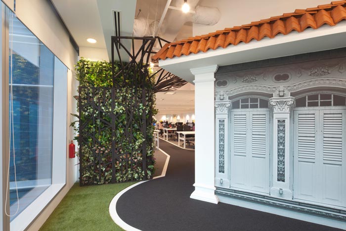 在線旅游公司辦公室辦公區域裝修設計案例效果圖