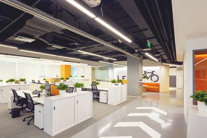 網(wǎng)絡公司辦公室辦公B區(qū)裝修設計案例效果圖