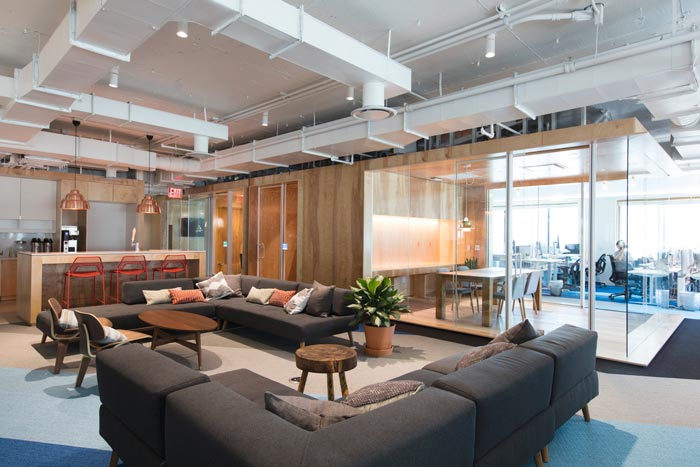 網(wǎng)絡服務商辦公室休息區(qū)域裝修設計案例效果圖