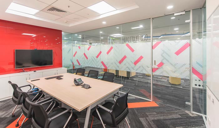 游戲公司辦公室會議室裝修設計案例效果圖