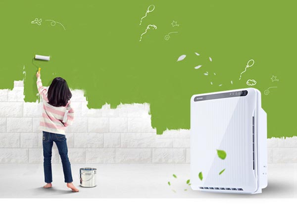 室內空氣凈化器效果圖