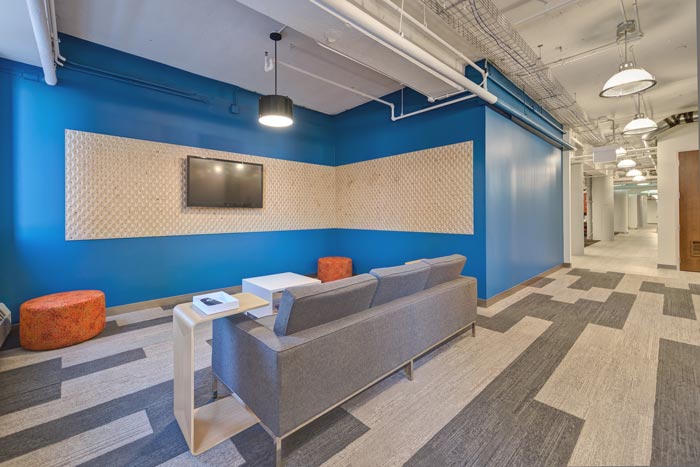 服飾總部辦公室接待區域裝修設計案例效果圖