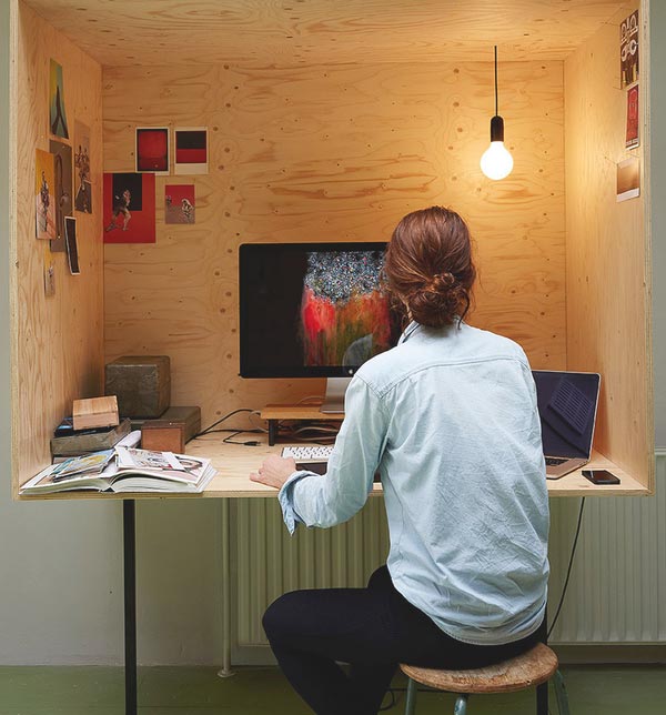 小型IT公司辦公室辦公區域裝修設計案例效果圖