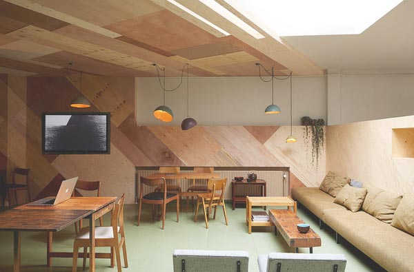 小型IT公司辦公室休息區域裝修設計案例效果圖