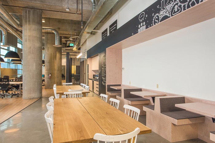 共享創業空間辦公室前臺接待裝修設計案例效果圖