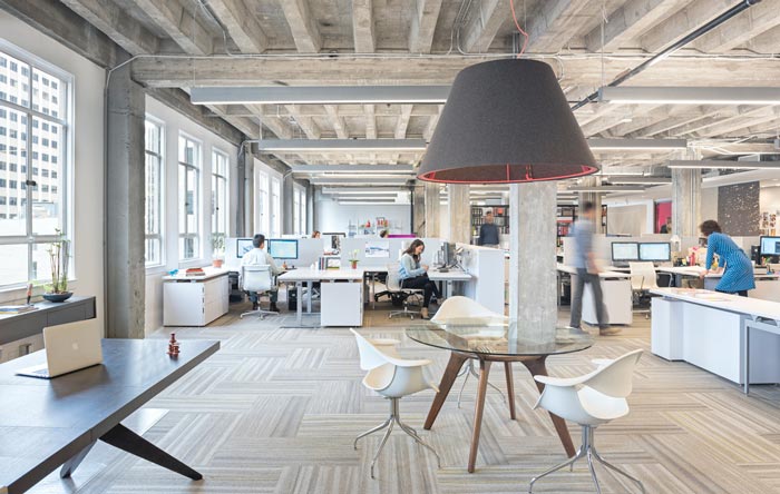 建筑事務所辦公室辦公區域裝修設計案例效果圖