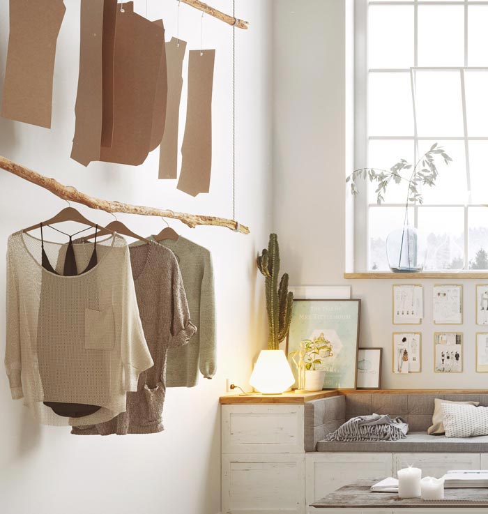 服裝設計工作室展示區域裝修設計案例效果圖