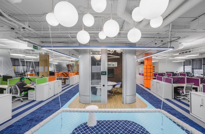 品牌營銷策劃公司辦公室辦公區域裝修設計案例效果圖