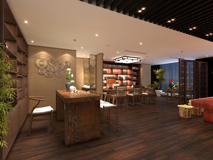 現(xiàn)代新中式風(fēng)格辦公室裝修設(shè)計(jì)案例