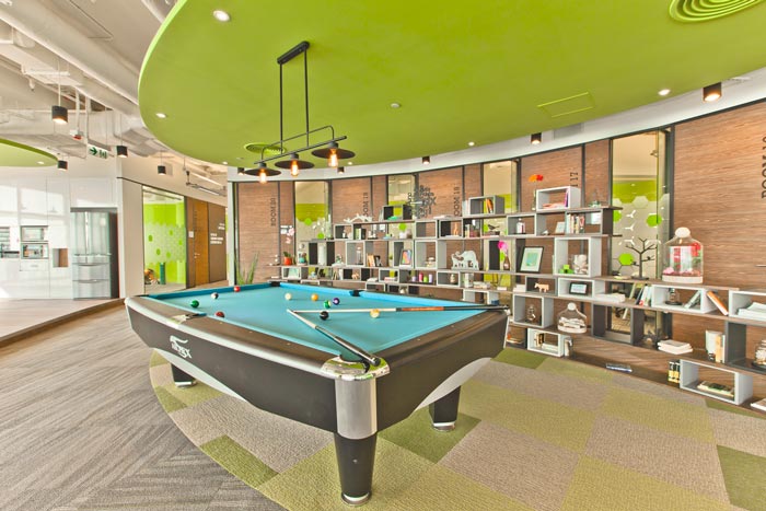 現(xiàn)代簡約辦公室娛樂區(qū)域裝修設(shè)計案例效果圖