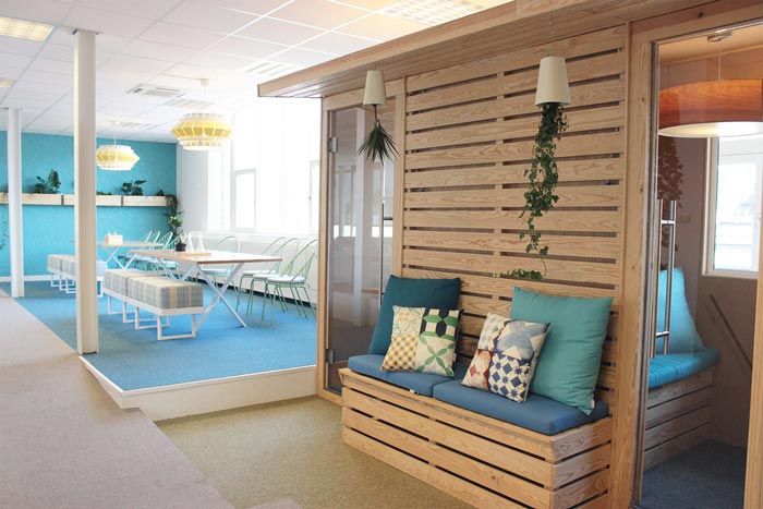 創(chuàng)新人性化辦公室接待區(qū)域裝修設計案例效果圖