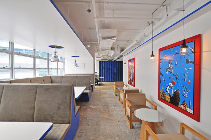 1900平方大型辦公室進門區域裝修設計案例效果圖