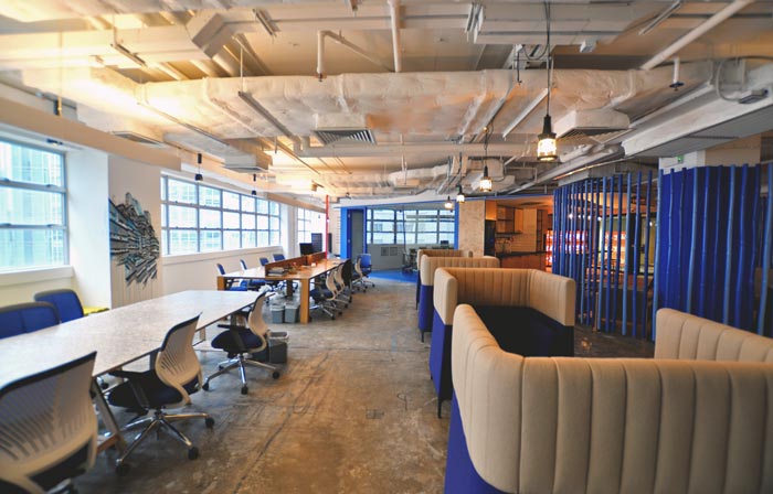 1900平方大型辦公室會議、交流區域裝修設計案例效果圖