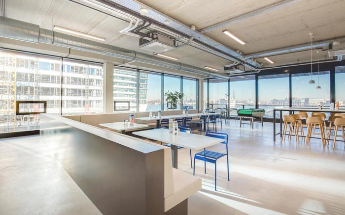 500平方廣告公司辦公室茶水間裝修實景圖