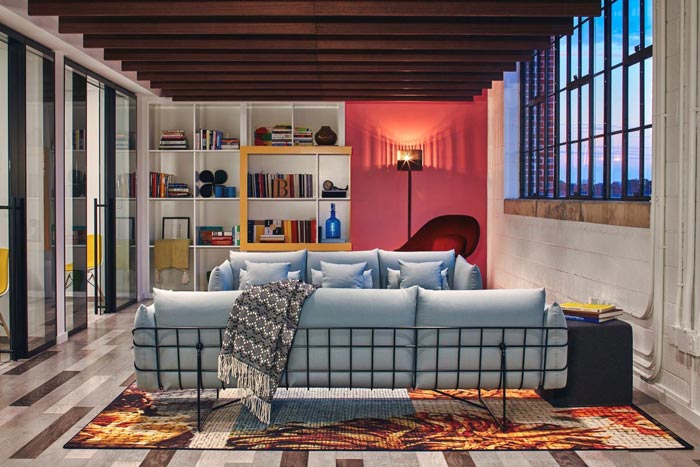 顧問公司辦公室家閱讀區域裝修設計實景圖