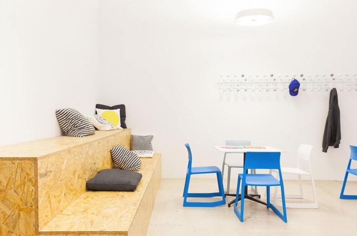 400平方數字營銷公司辦公室休息區域裝修設計實景圖